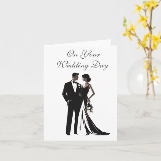 Weddenskaart Kaart (Gele Bloem)