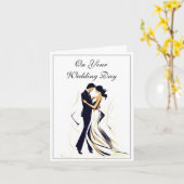 Weddenskaart Kaart (Gele Bloem)