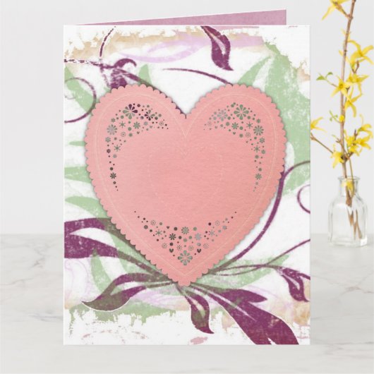 Weddenskaart Kaart (Gele Bloem)