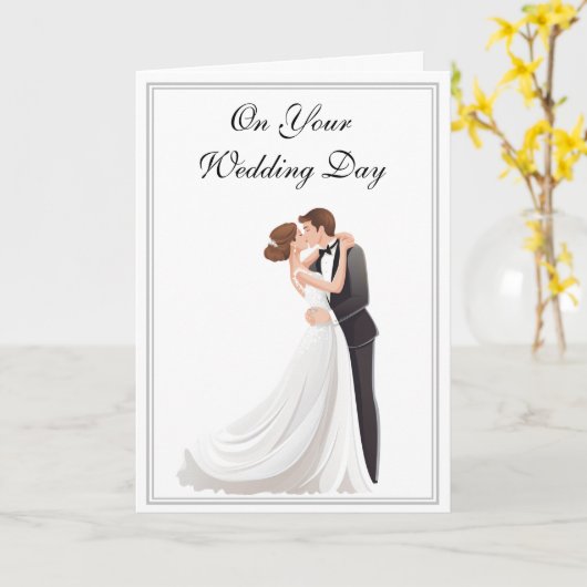 Weddenskaart Kaart (Gele Bloem)