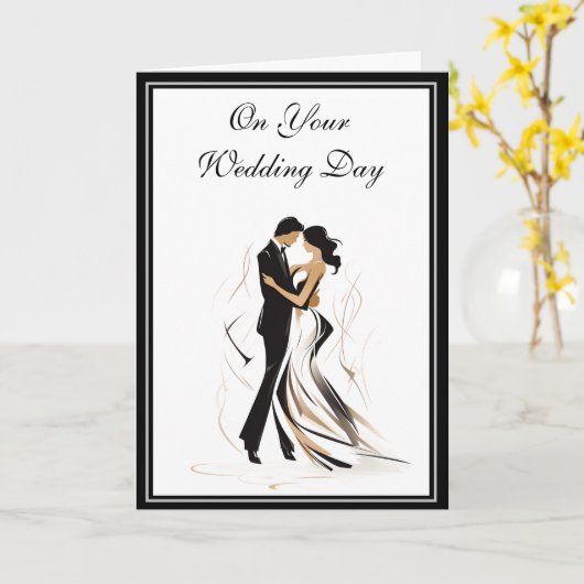 Weddenskaart Kaart (Gele Bloem)