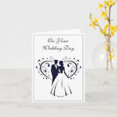 Weddenskaart Kaart (Gele Bloem)