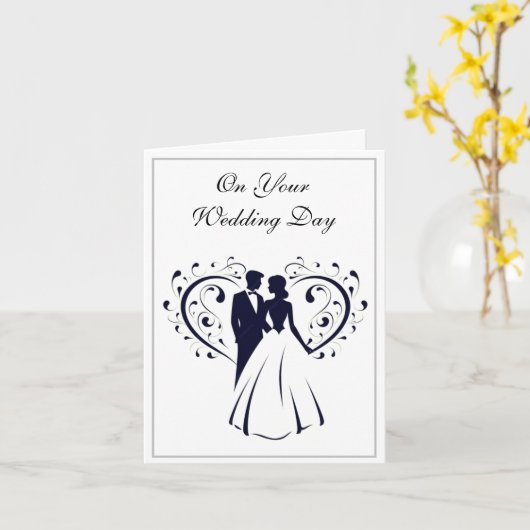 Weddenskaart Kaart (Gele Bloem)