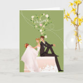 Weddenskaart Kaart (Gele Bloem)