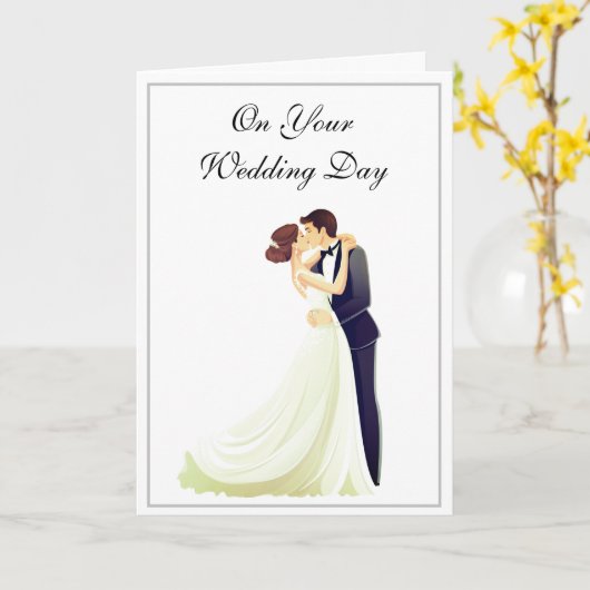 Weddenskaart Kaart (Gele Bloem)