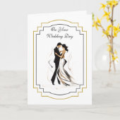 Weddenskaart Kaart (Gele Bloem)