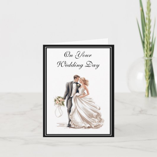 Weddenskaart Kaart (Voorkant)