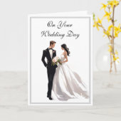 Weddenskaart Kaart (Gele Bloem)