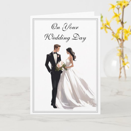 Weddenskaart Kaart (Gele Bloem)