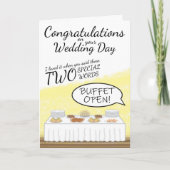 Weddenskaart Kaart (Voorkant)