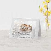 Weddenskaart Kaart (Gele Bloem)