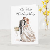 Weddenskaart Kaart (Gele Bloem)