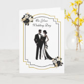 Weddenskaart Kaart (Gele Bloem)