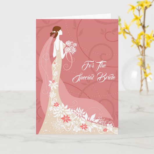 Weddenskaart Kaart (Gele Bloem)