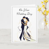 Weddenskaart Kaart (Gele Bloem)