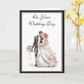 Weddenskaart Kaart (Gele Bloem)