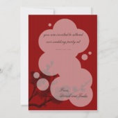 Weddenskaart : oosterse stijl kaart (Achterkant)