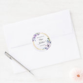 Weddenskaart Ronde Sticker (Envelop)