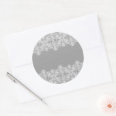 Weddenskaart Ronde Sticker (Envelop)