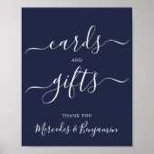 Weddenskaarten voor moderne kalligrafie poster (Voorkant)