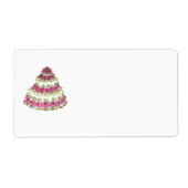 Weddenskaartlabel Etiket (Voorkant)