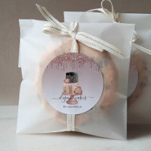 Weddenskap Glitter Drip Roos Gold Bakery