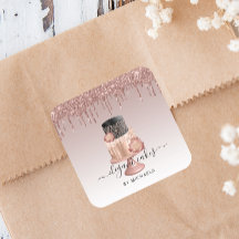 Weddenskap Glitter Drip Roos Gold Bakery