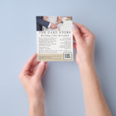 Weddenskap, suikergoed, Adverteren Cake Store Flyer (Hand)