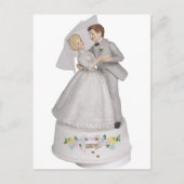 Weddenskap Topper Figurine Briefkaart (Voorkant)