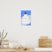 Weddenskap Twee Grooms Poster (Keuken)