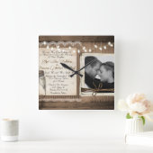 Weddensklok Vierkante Klok (Huis)