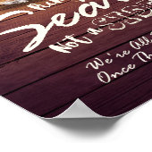 Weddenskop een zitplaats zonder zijdechampagnebril poster (Hoek)