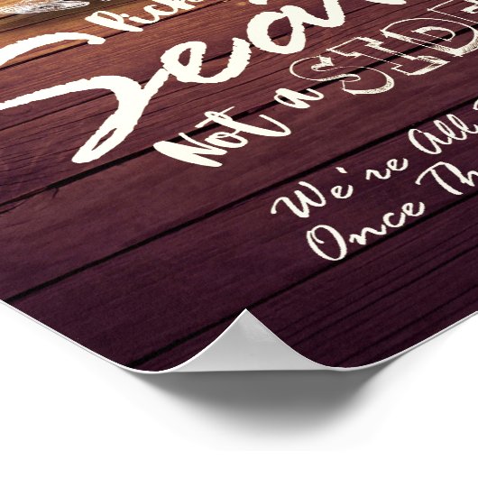 Weddenskop een zitplaats zonder zijdechampagnebril poster (Hoek)