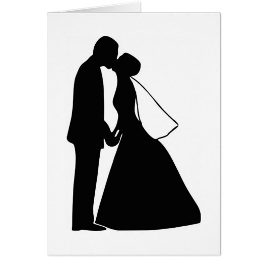 Weddenskusbride en bruinsilhouette (Voorkant)