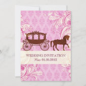 Weddenspaard en -huwelijk - huwelijksuitnodiging kaart (Voorkant)