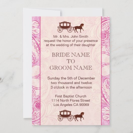 Weddenspaard en -huwelijk - huwelijksuitnodiging kaart (Achterkant)