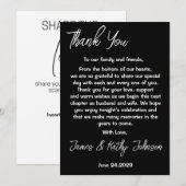 Weddenstabel - Opmerkingen Save The Date (Voorkant / Achterkant)