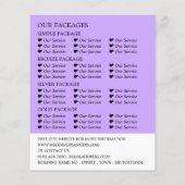 Weddenstabel weergeven, Weddenevenementen plannen Flyer (Achterkant)