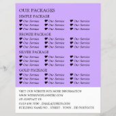 Weddenstabel weergeven, Weddenevenementen plannen Flyer (Achterkant)