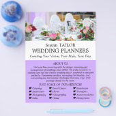 Weddenstabel weergeven, Weddenevenementen plannen Flyer (Enkel)