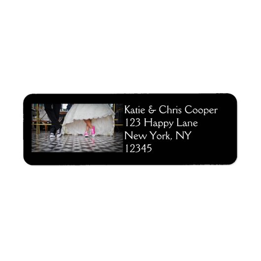 Weddensteller in een Retro Style Fifties Diner Etiket (Voorkant)