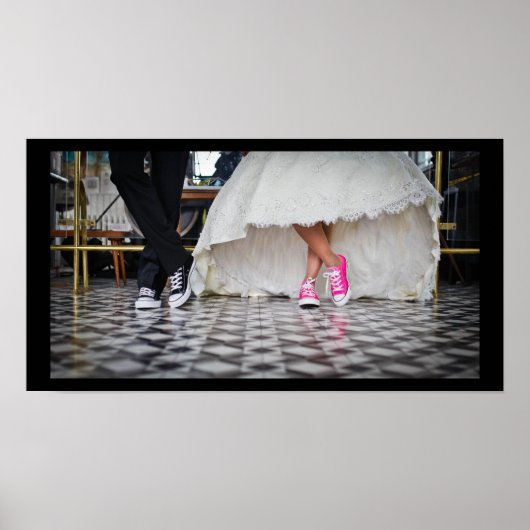 Weddensteller in een Retro Style Fifties Diner Poster (Voorkant)