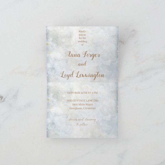 Weddensuitnodiging (Binnen)