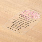 Weddensuitnodiging Acryl Uitnodigingen (Laagn)