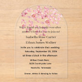 Weddensuitnodiging Acryl Uitnodigingen (Voorkant)