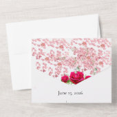 Weddensuitnodiging All In One Uitnodiging (Achterkant)