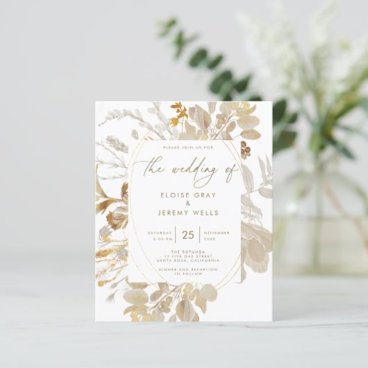 Weddensuitnodiging | Bella (Staand voorkant)