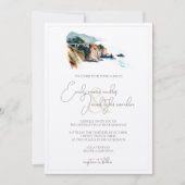 Weddensuitnodiging - Big Sur in Waterverf Kaart (Voorkant)