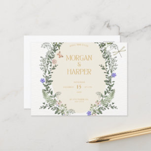 Weddensuitnodiging Briefkaart