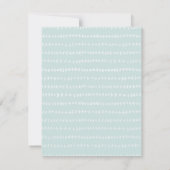 Weddensuitnodiging | Eucalyptustuin waterverf Kaart (Achterkant)